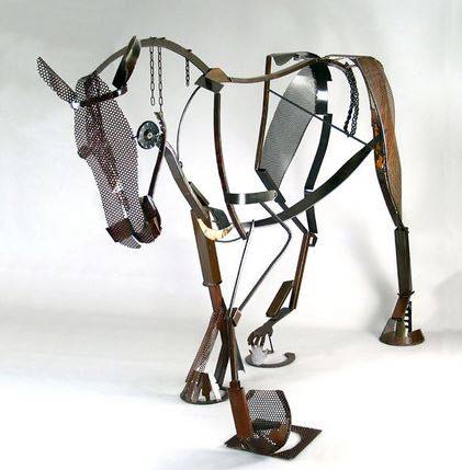 escultura caballo